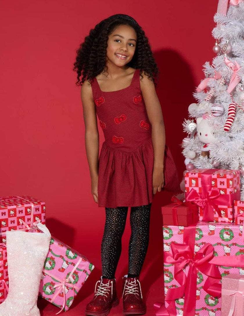 Houndstooth Bow Dress