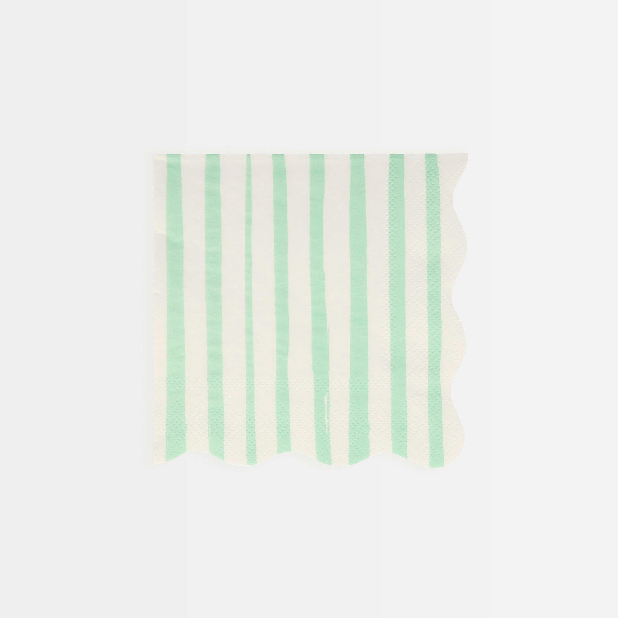 Mixed Stripe Small Napkins