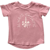 Girl's Short Sleeve Tee American Mini
