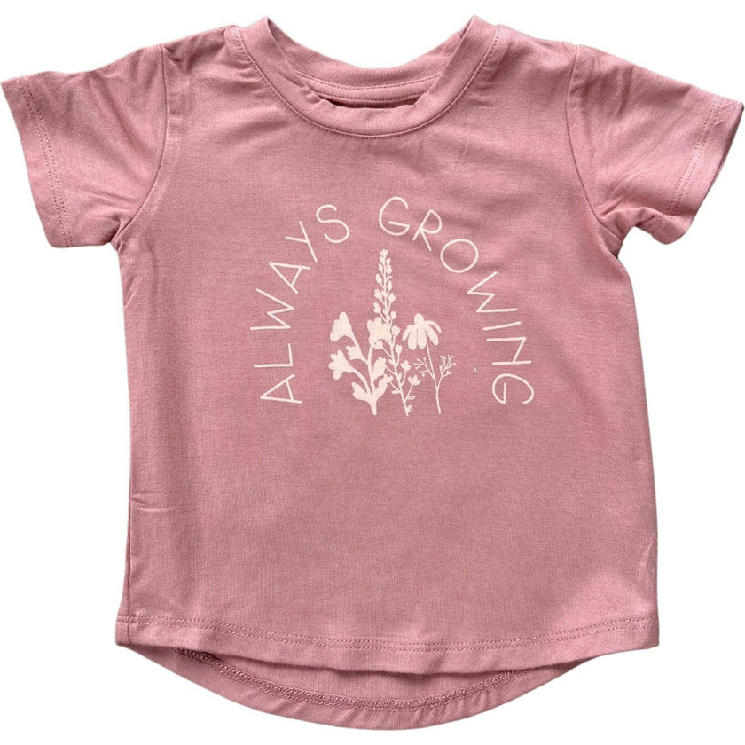 Girl's Short Sleeve Tee American Mini