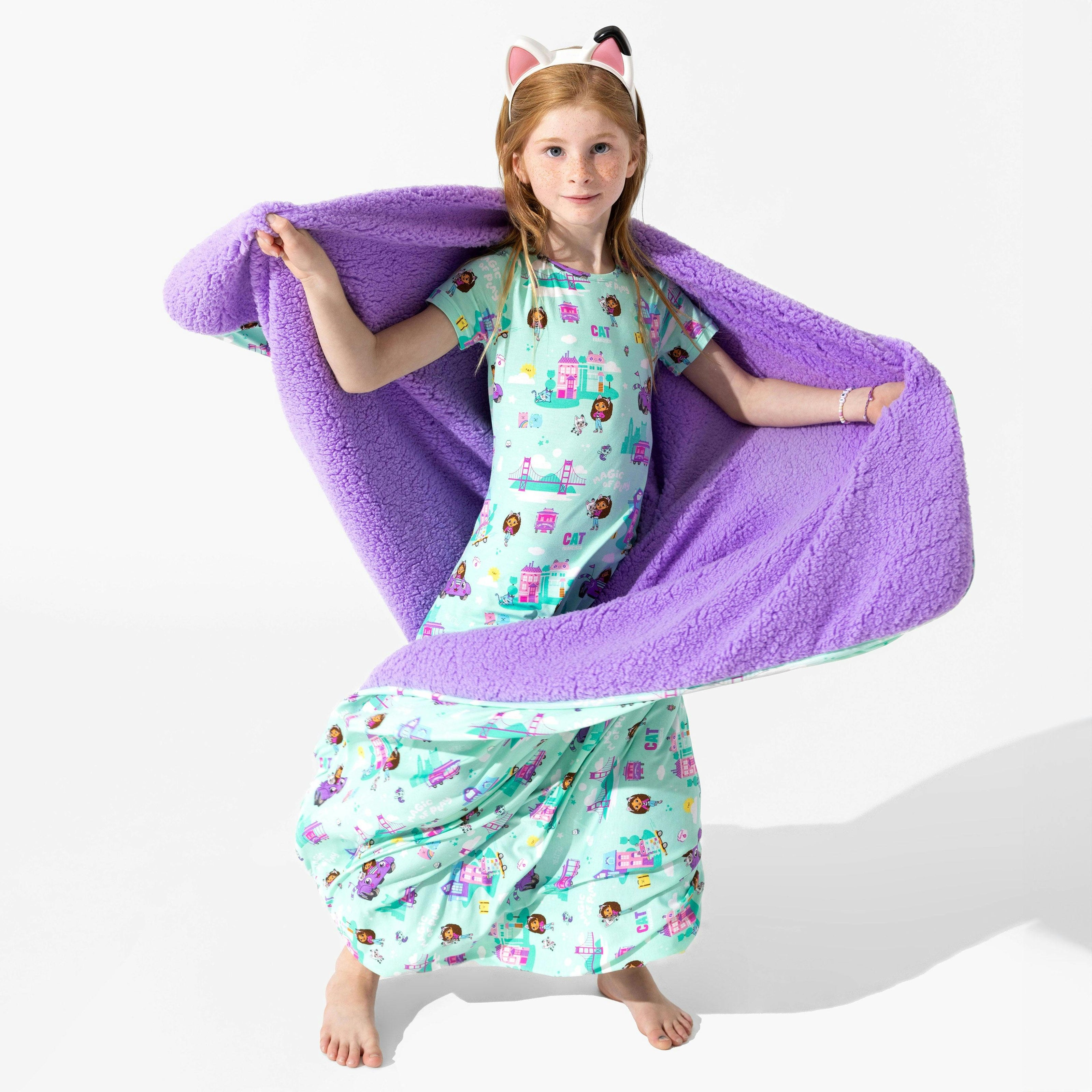 Gabby's Dollhouse: Cat Francisco Bamboo Sherpa Blanket