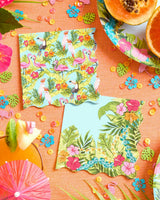 Tropical Napkins - 24 wavy paper napkins