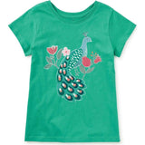 Alhambra Peacock Graphic Tee, Green