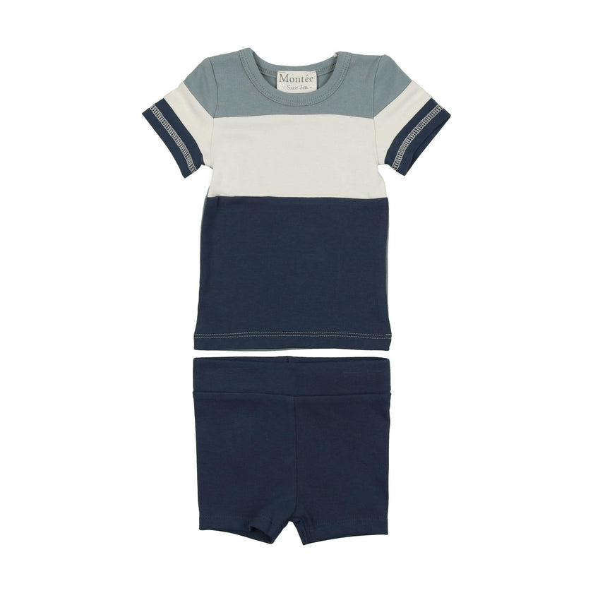 Rugby Stripe Short Set