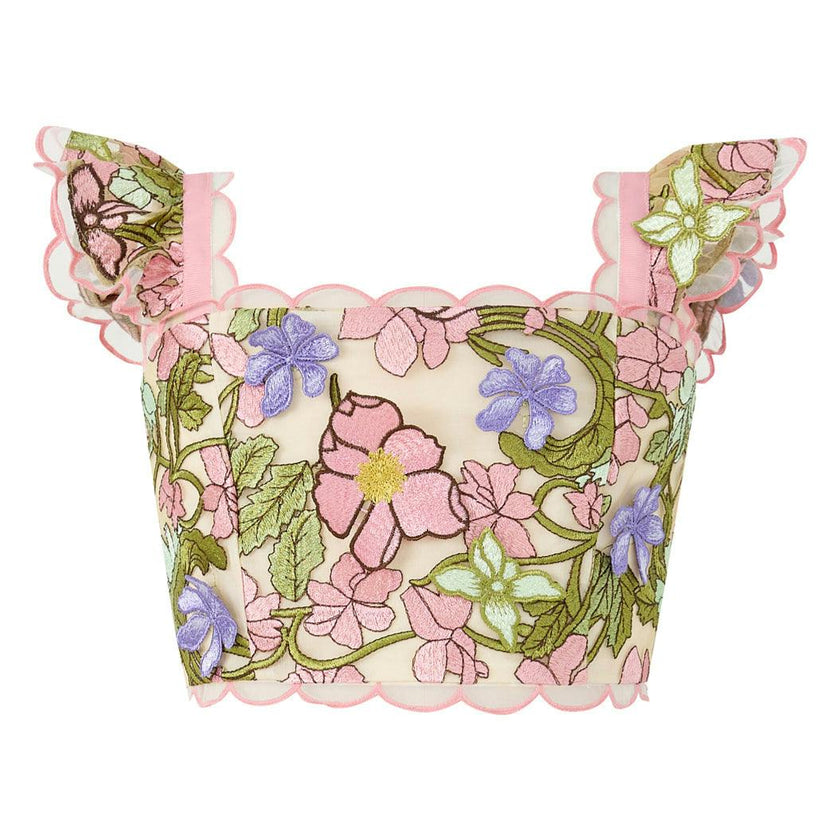 Bonnie Sleeve Embroidered Top