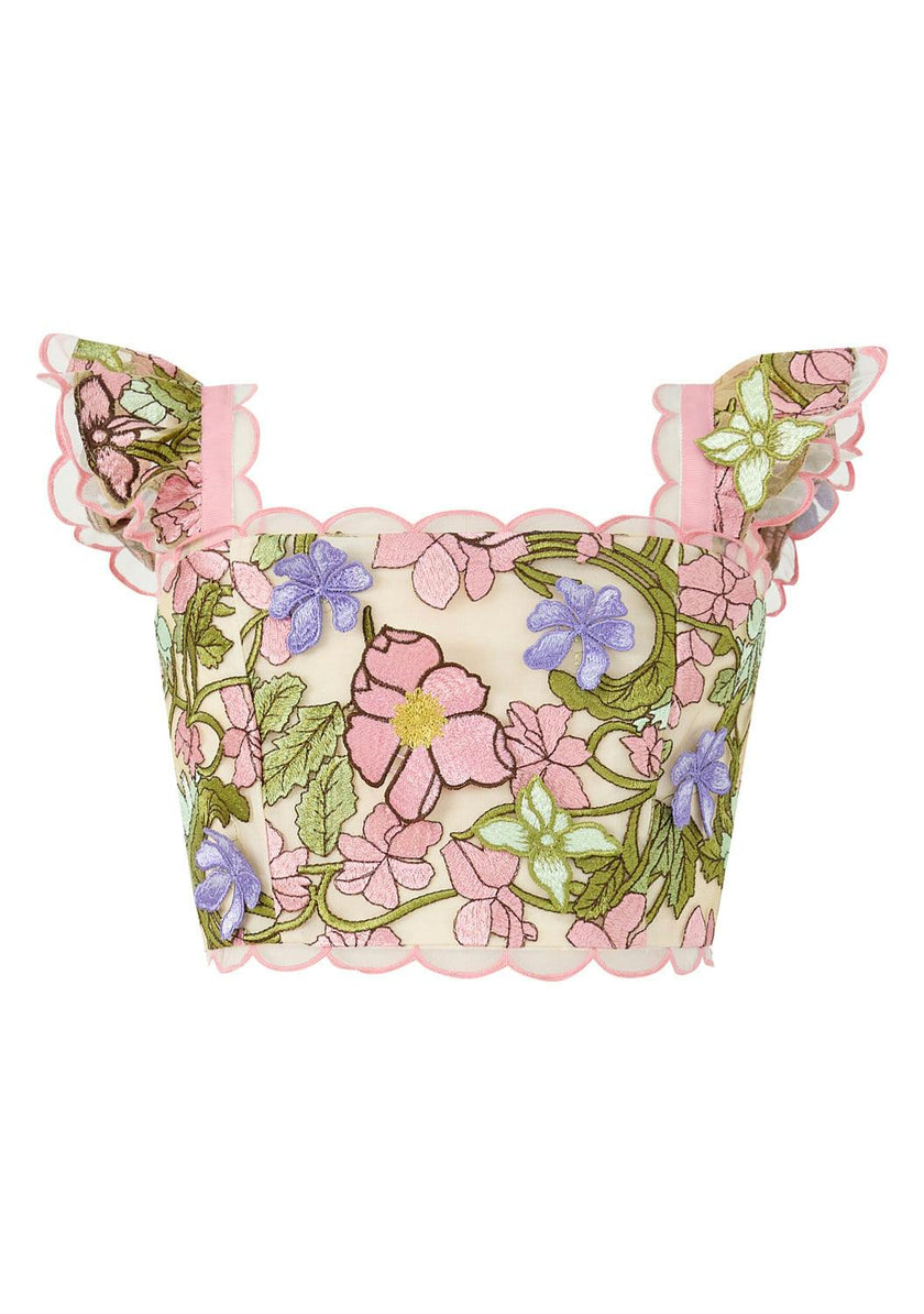 Bonnie Sleeve Embroidered Top