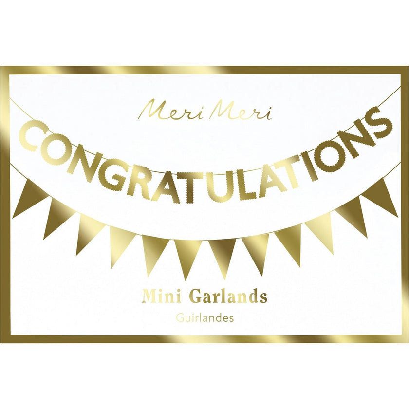Congratulations Mini Matchbox Garland Set