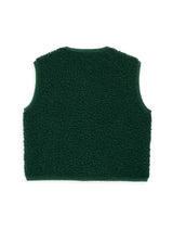 merino wool vest - moss