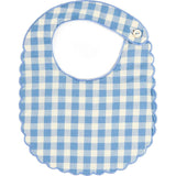 Darby Gingham Scallop Edge Lined Bib