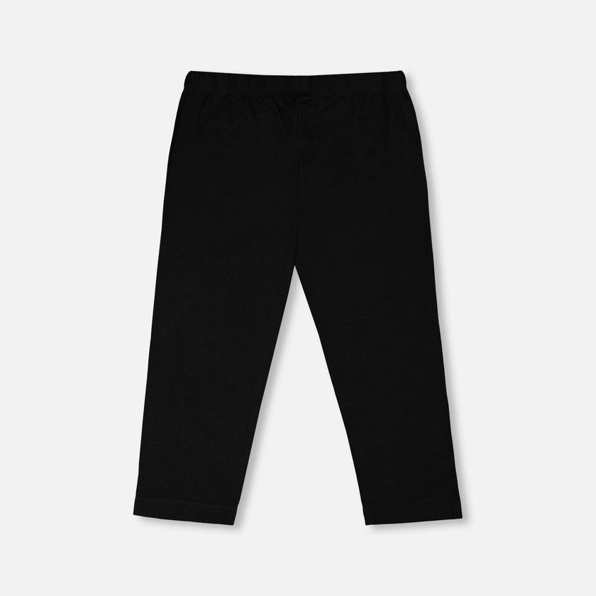 Organic Cotton Jersey Capri With Knee Print