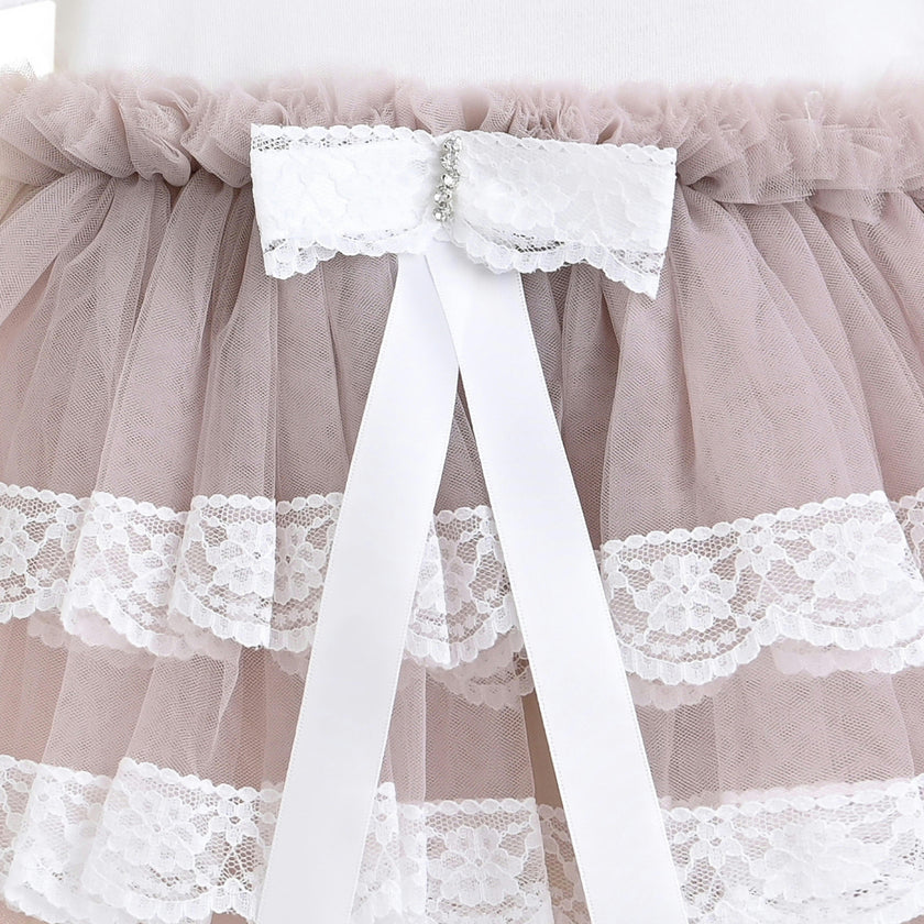 Purple Briony Tulle Dress