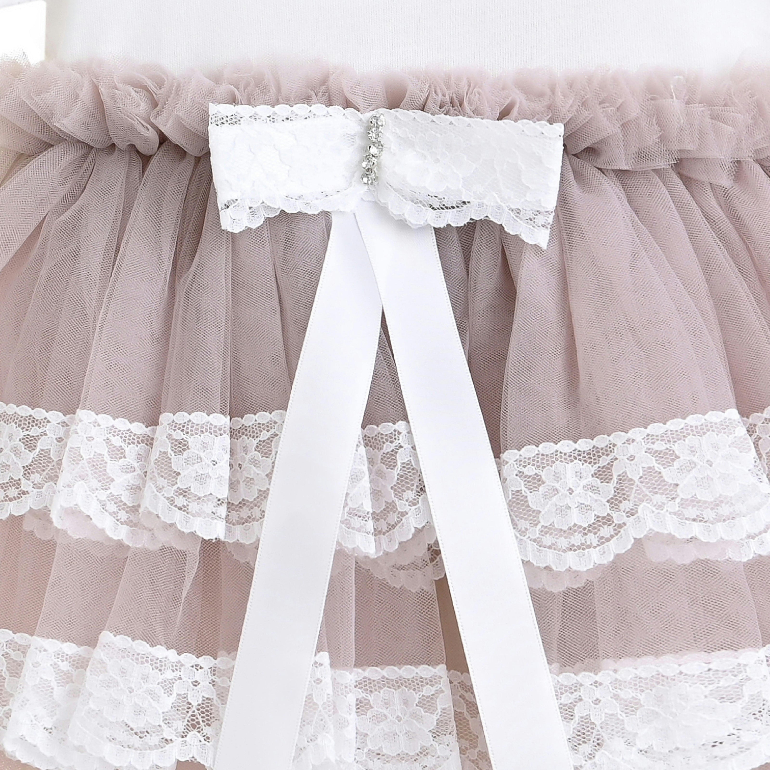 Purple Briony Tulle Dress