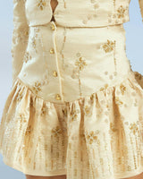 Adriana Beaded Mini Skirt