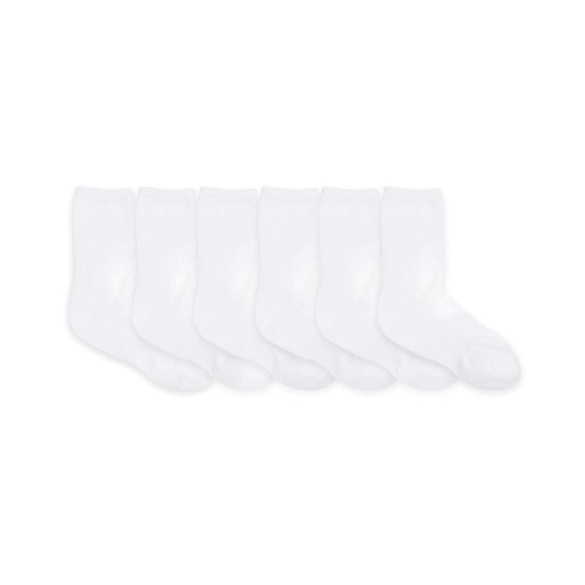 Solid Crew Socks 6 Pack