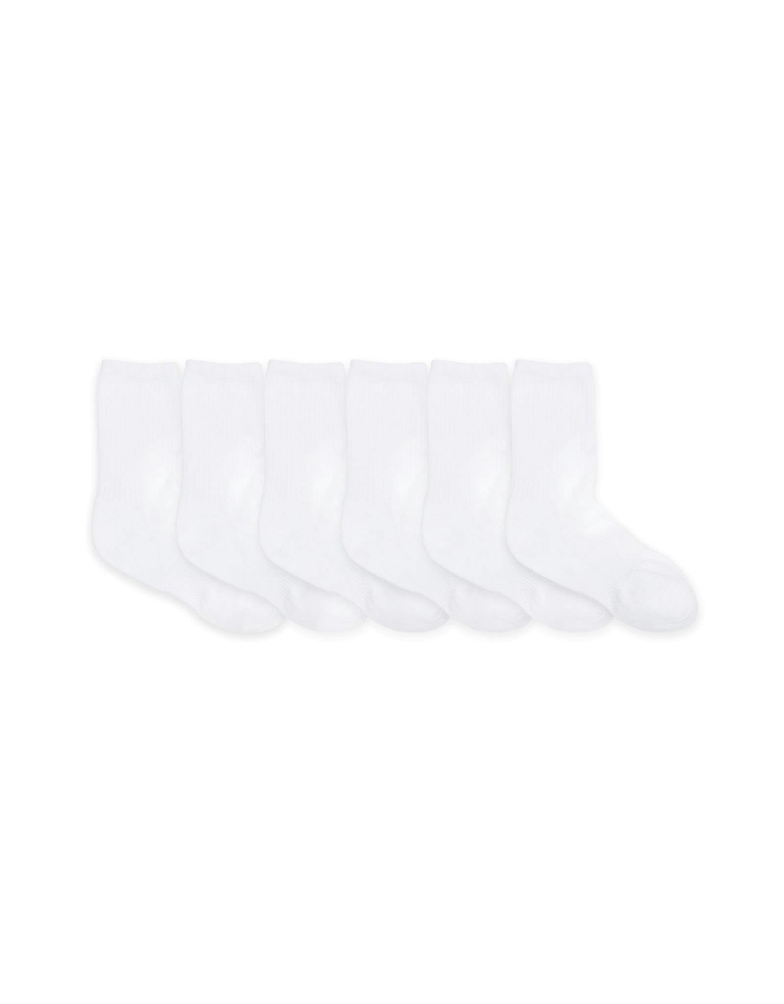 Solid Crew Socks 6 Pack
