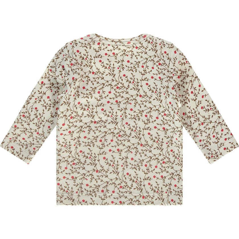 Vines Floral Print Long Sleeve T-Shirt