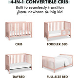 Colby 4-in-1 Low-profile Convertible Crib