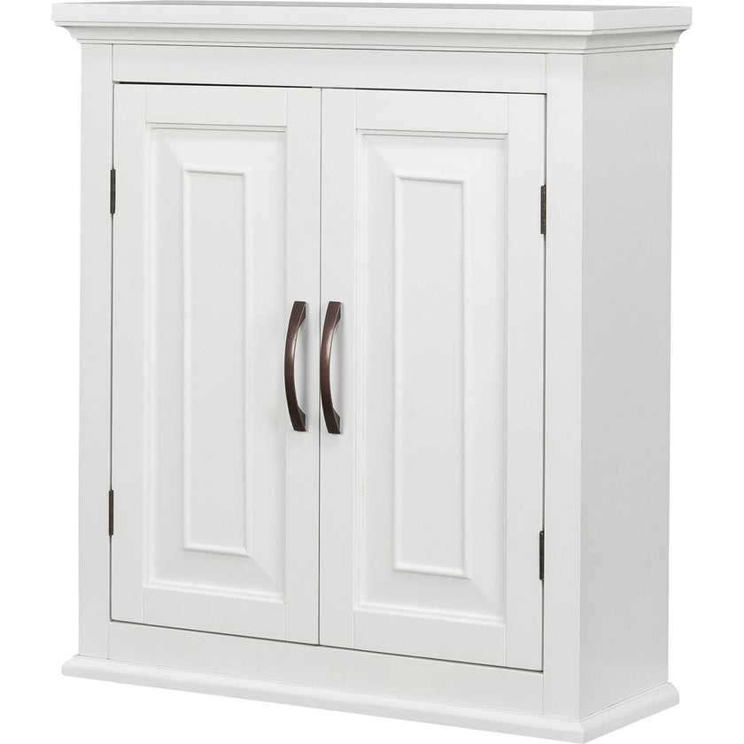 St. James Wooden Wall Cabinet with 2 Shelves