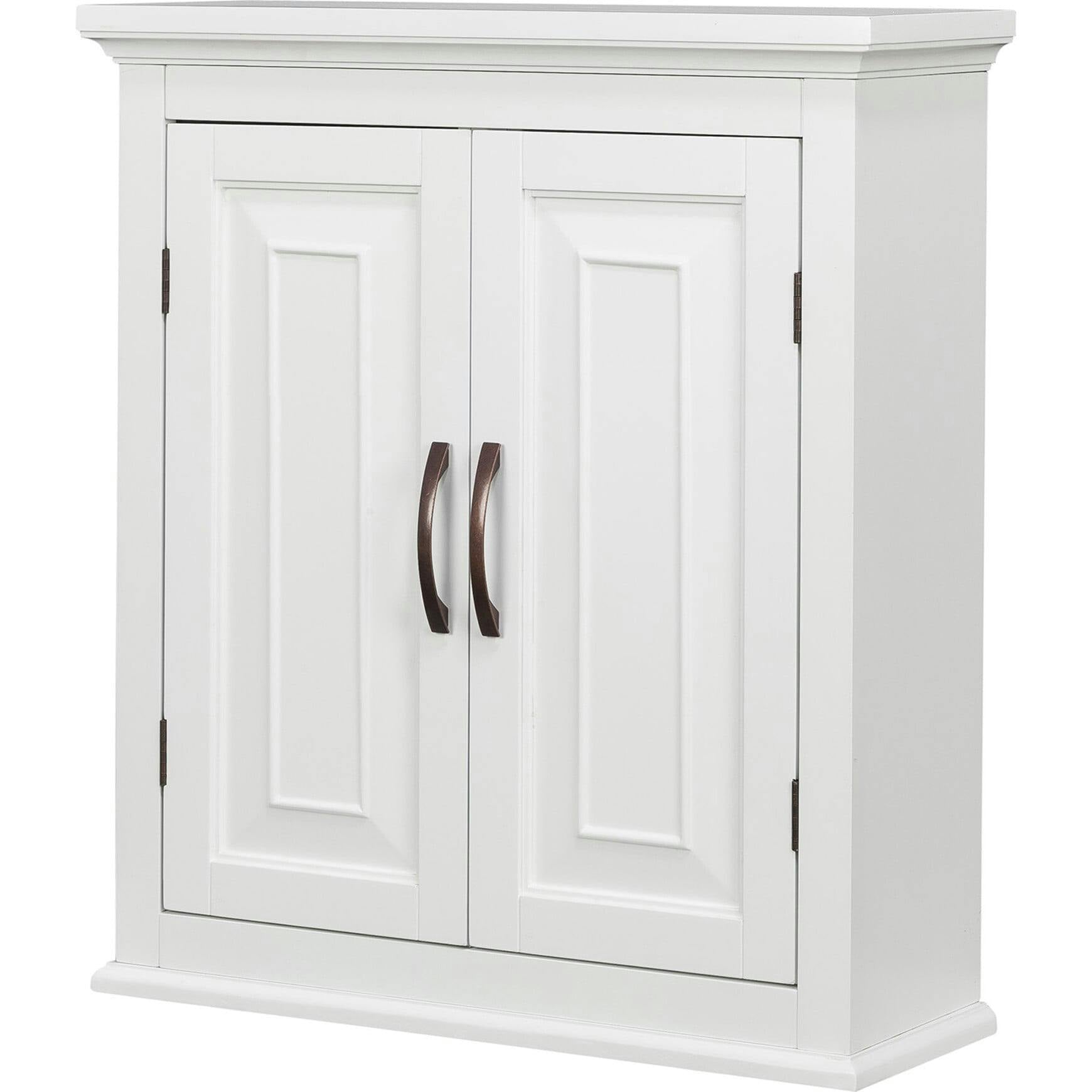 St. James Wooden Wall Cabinet with 2 Shelves