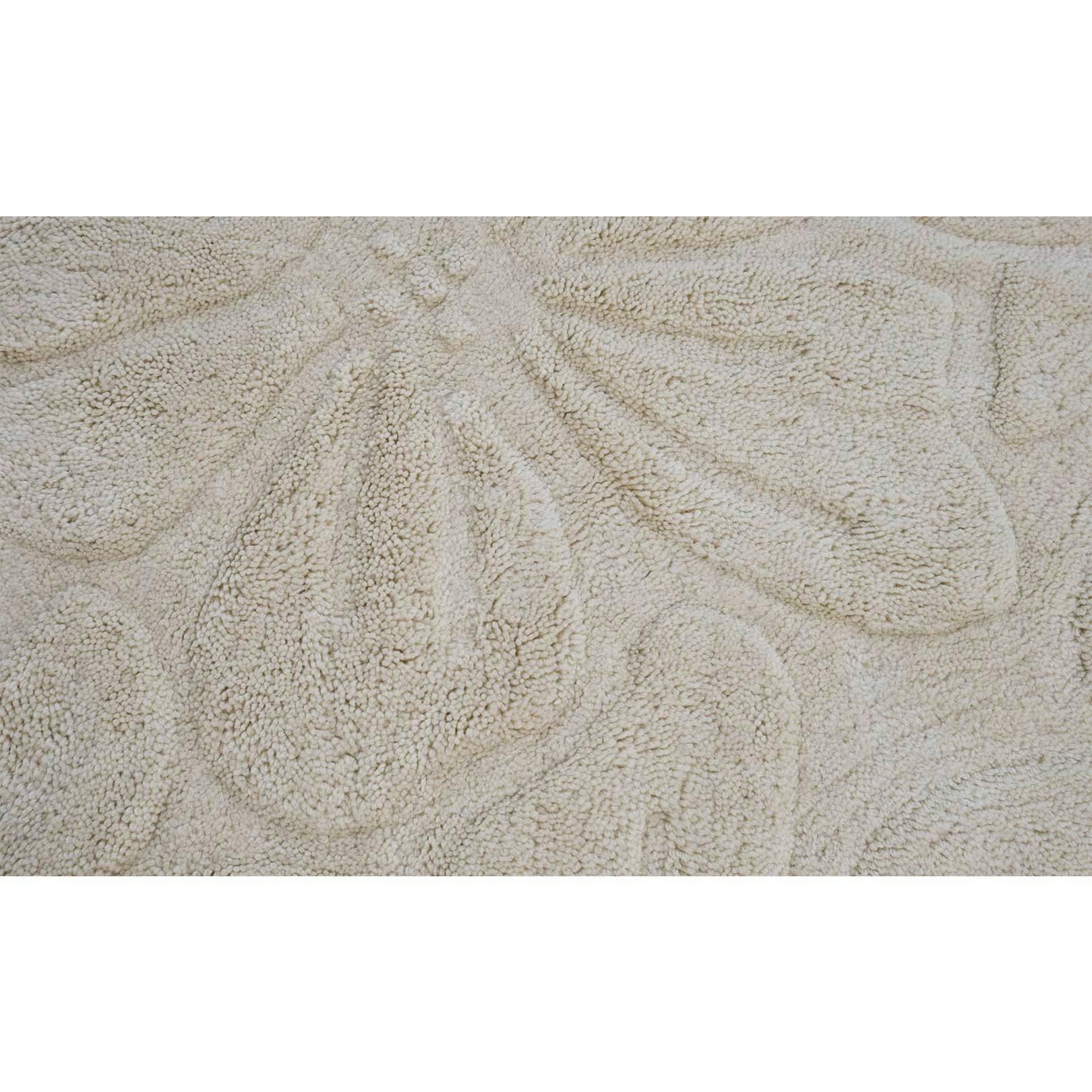Floral Field Washable Wool Area Rug
