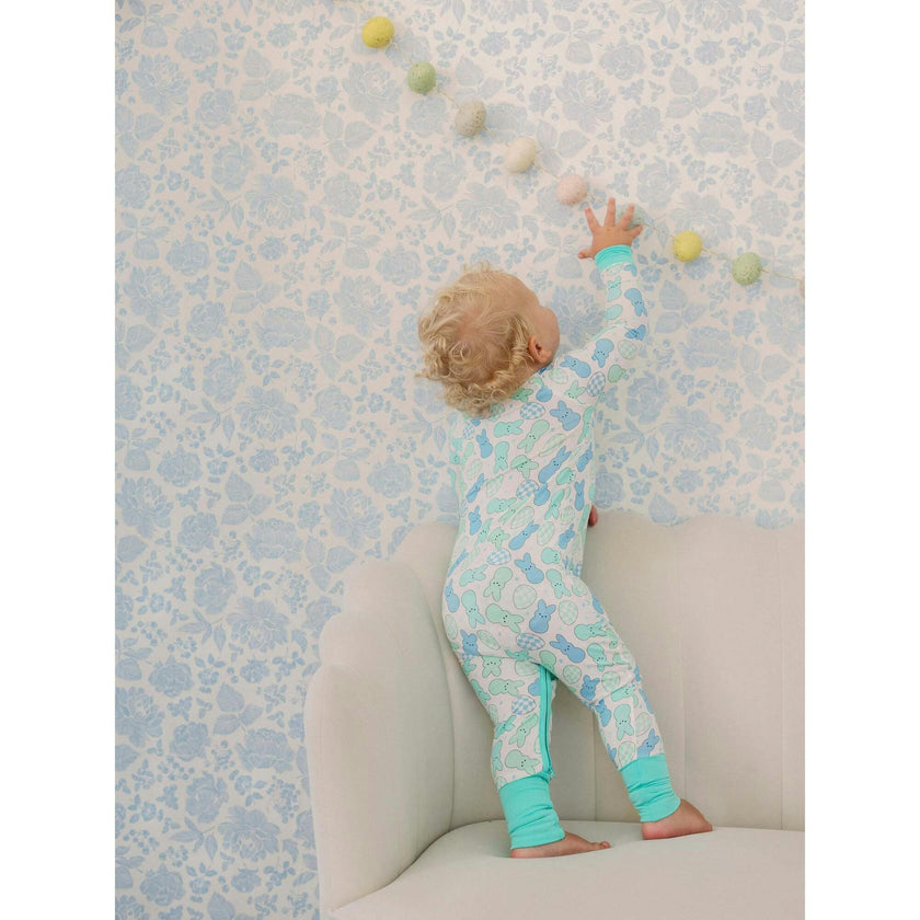 Rockin Bunny Bamboo Zipper Romper