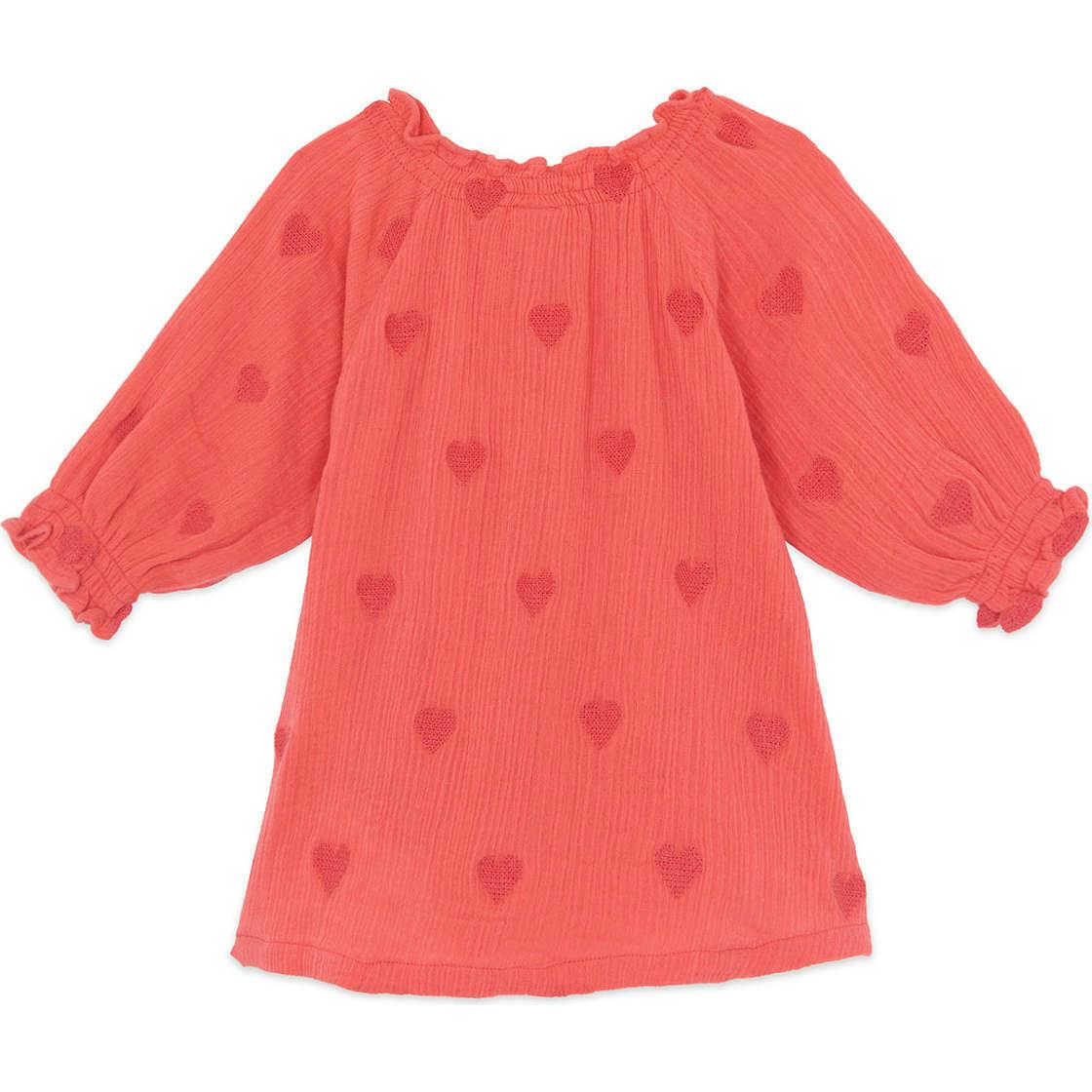 BONTON Milie Baby Dress - Rose Faroe