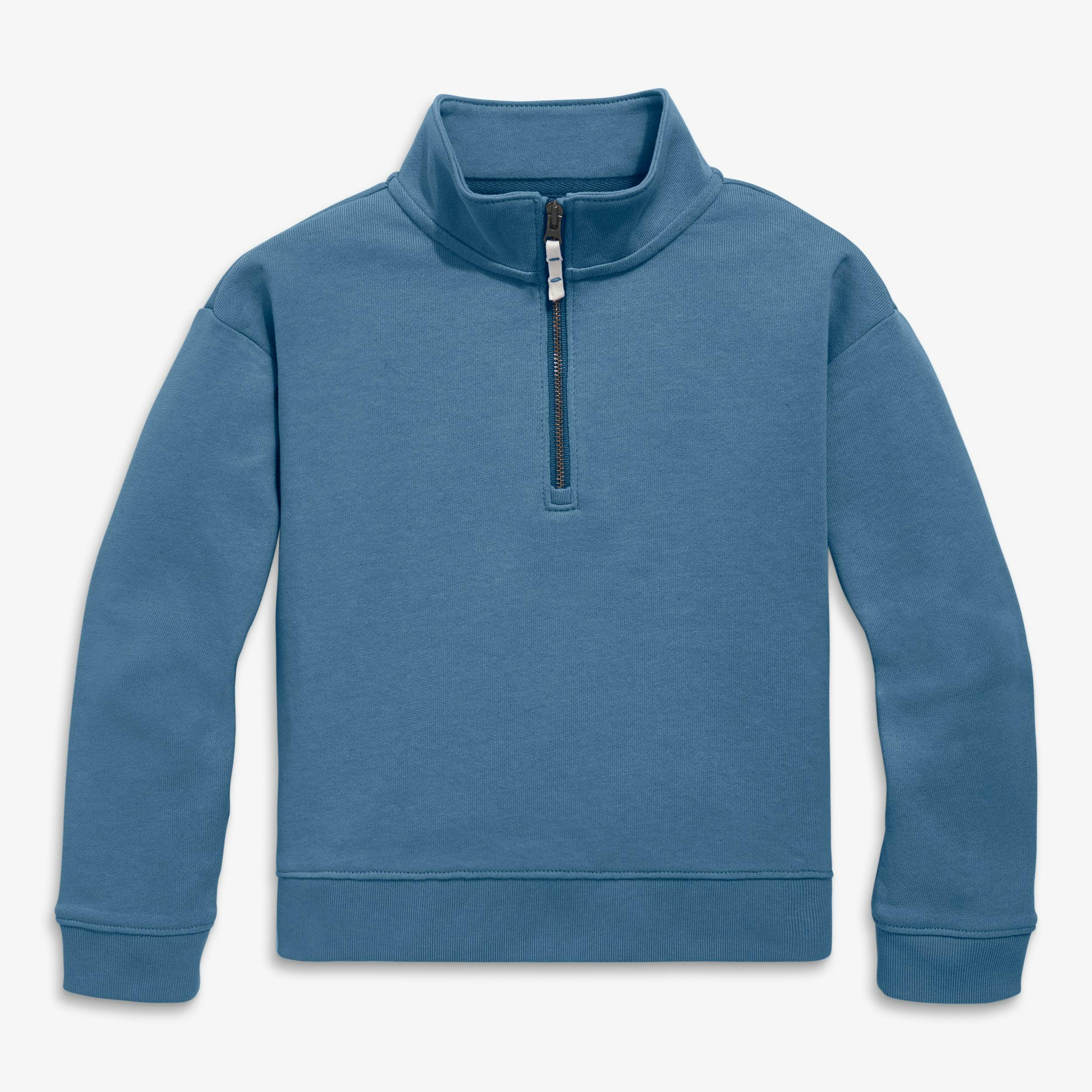 Kids quarter zip sweatshirt