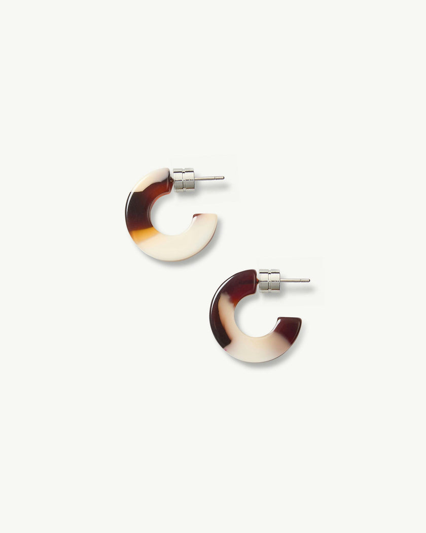 Muse Hoops in Mocha