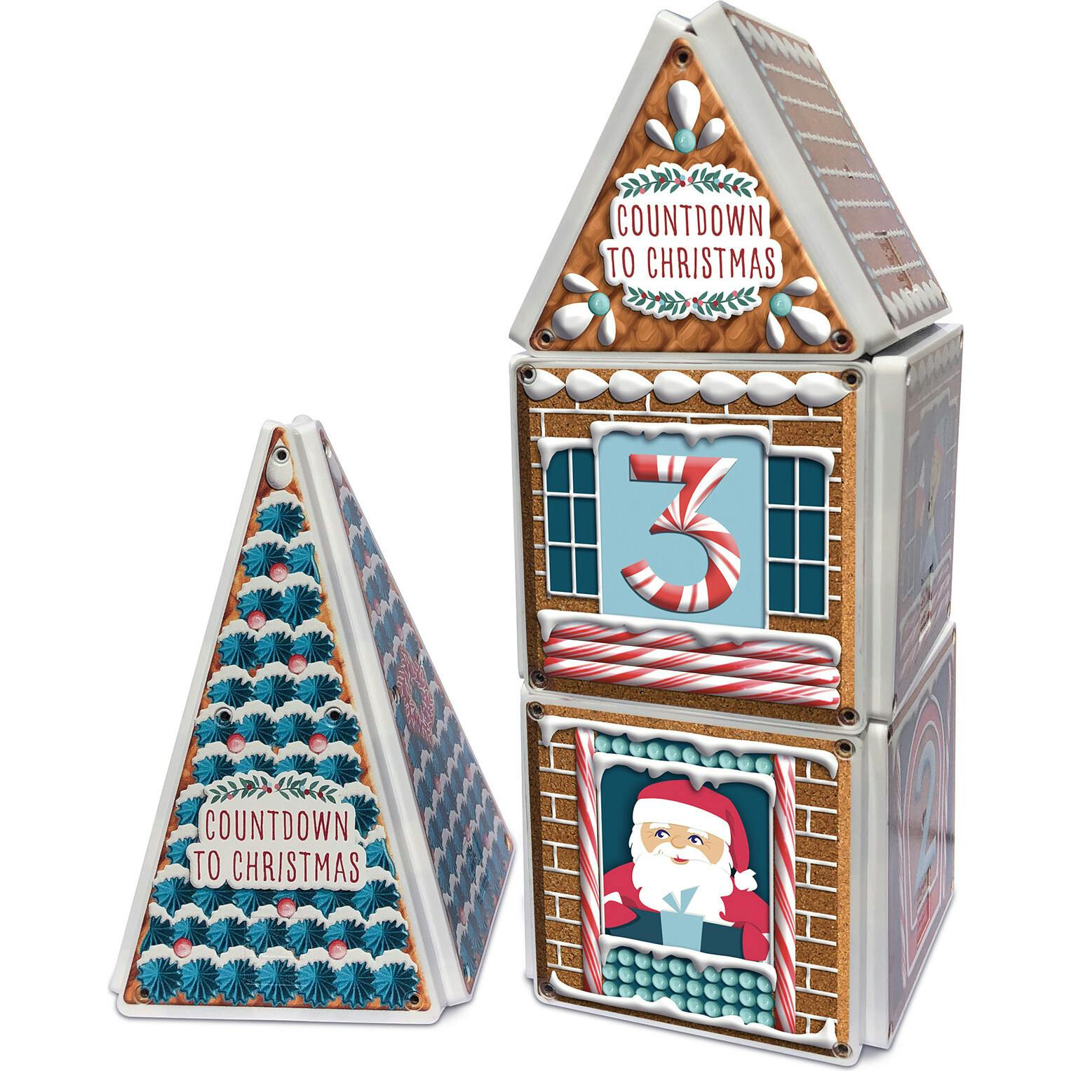 Gingerbread Advent Calendar Magna-Tiles Structure Set