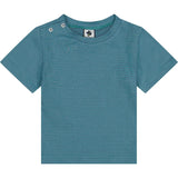 Henry Button Tee, Blue