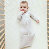 24 HOUR CONVERTIBLE GOWN | STORM GRAY — Bamboo Organic Cotton Blend, Preemie–6M