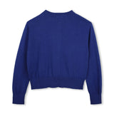 Navy Diamond Knit Cardigan