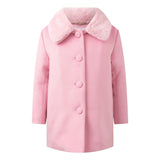 Faux Fur Collar Coat