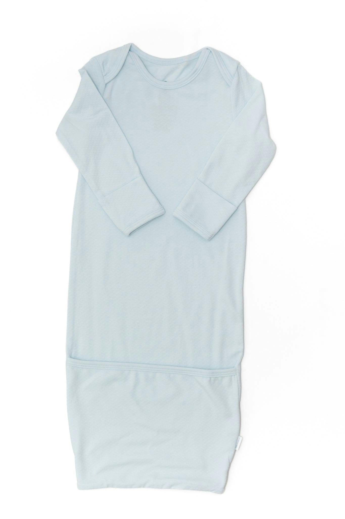 Newborn Gown - Baby Blue