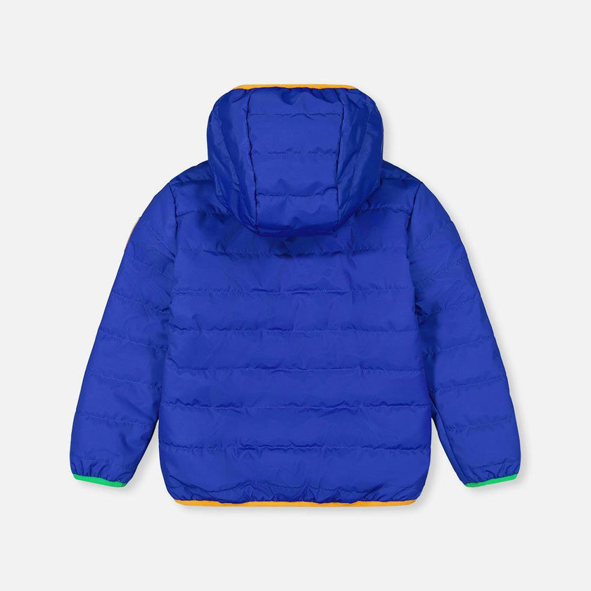 Quilted Mid-Season Jacket Royal Blue