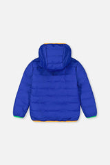 Quilted Mid-Season Jacket Royal Blue