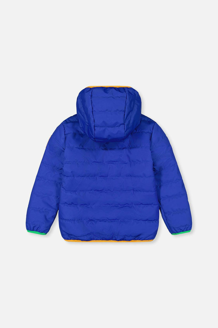 Quilted Mid-Season Jacket Royal Blue