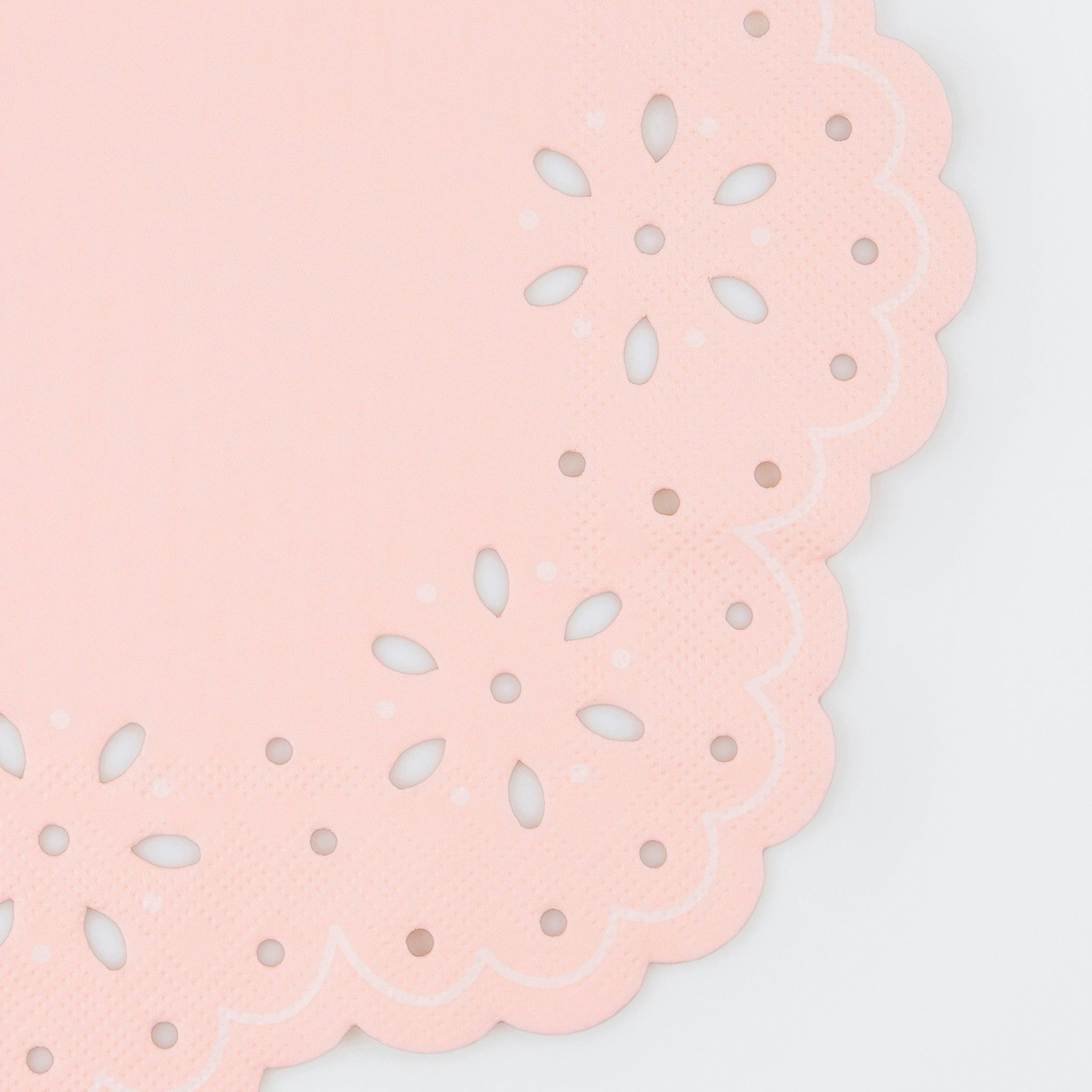 Broderie Anglaise Lace Multi Large Napkins