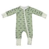 Baby Long Sleeve Zip Romper