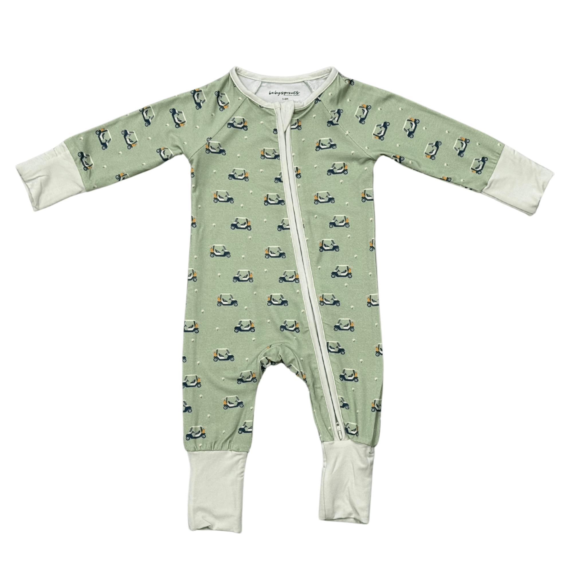 Baby Long Sleeve Zip Romper