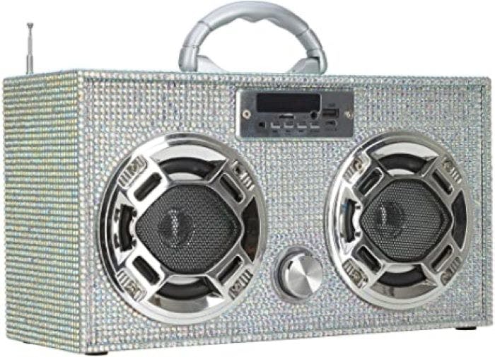 Iridescent Bling Boombox