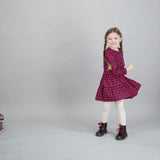 Poppy Dropwaist Dress, Red