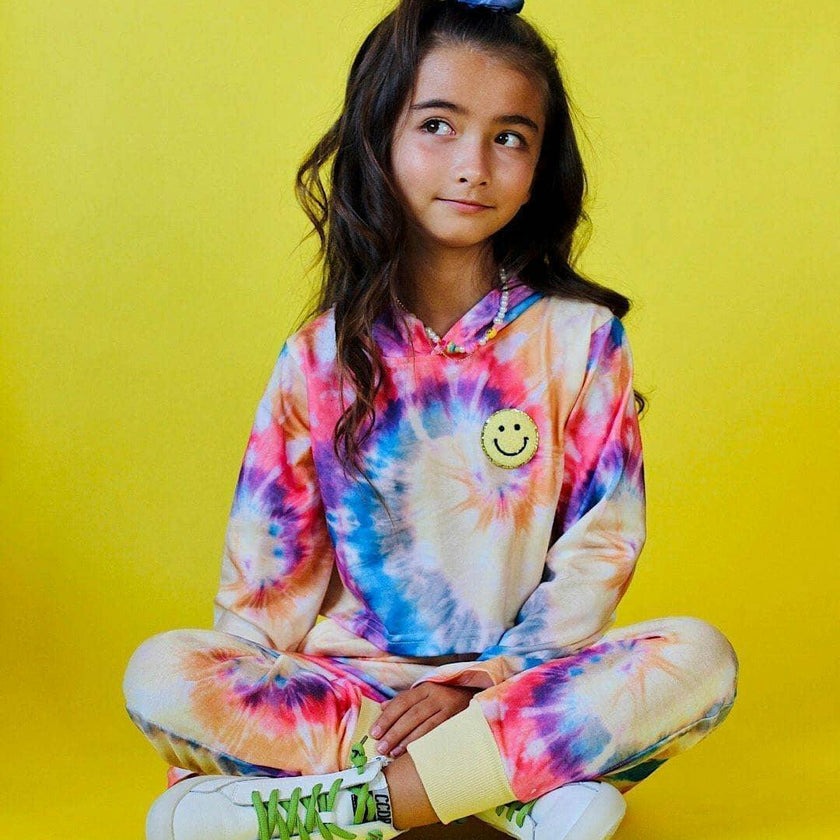 Be Happy Tie Dye Jogger Set