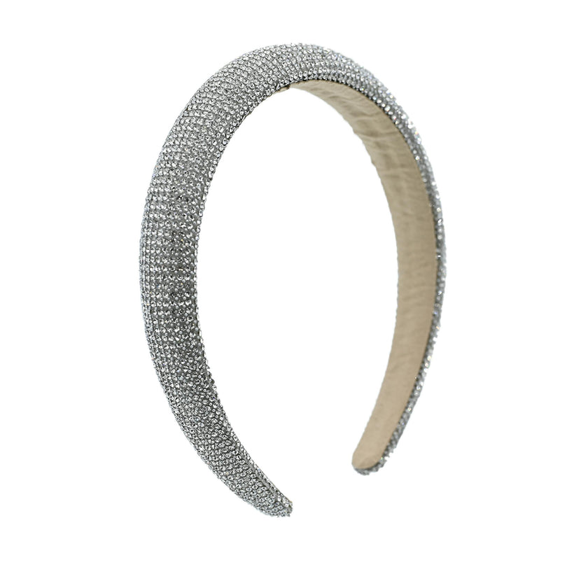 Multicolored Rhinestone Embossed Headband