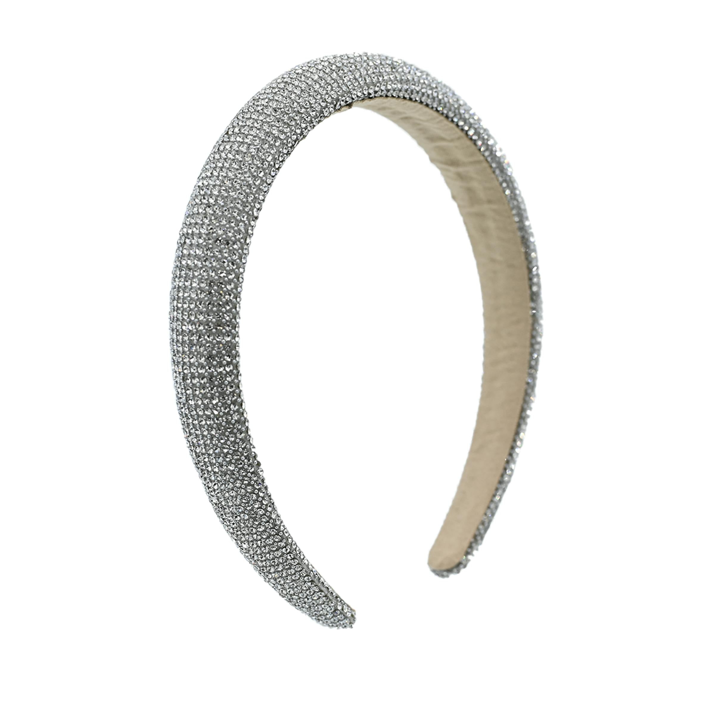 Multicolored Rhinestone Embossed Headband