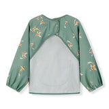 Swimming Koi Long Sleeve Pocket Bib
