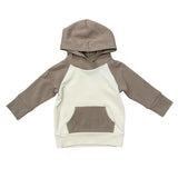 Boys Raglan Hoodie in Portabella
