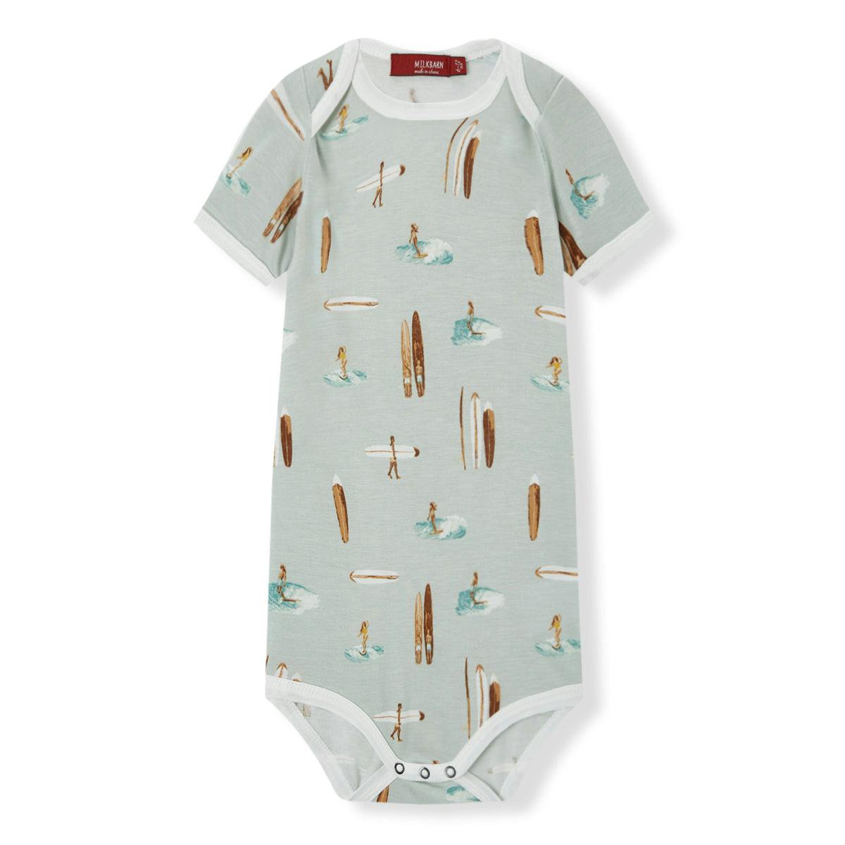 Vintage Surf Bamboo Short Sleeve One Piece