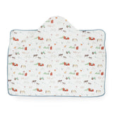Toddler Hooded Towel - Farmyard