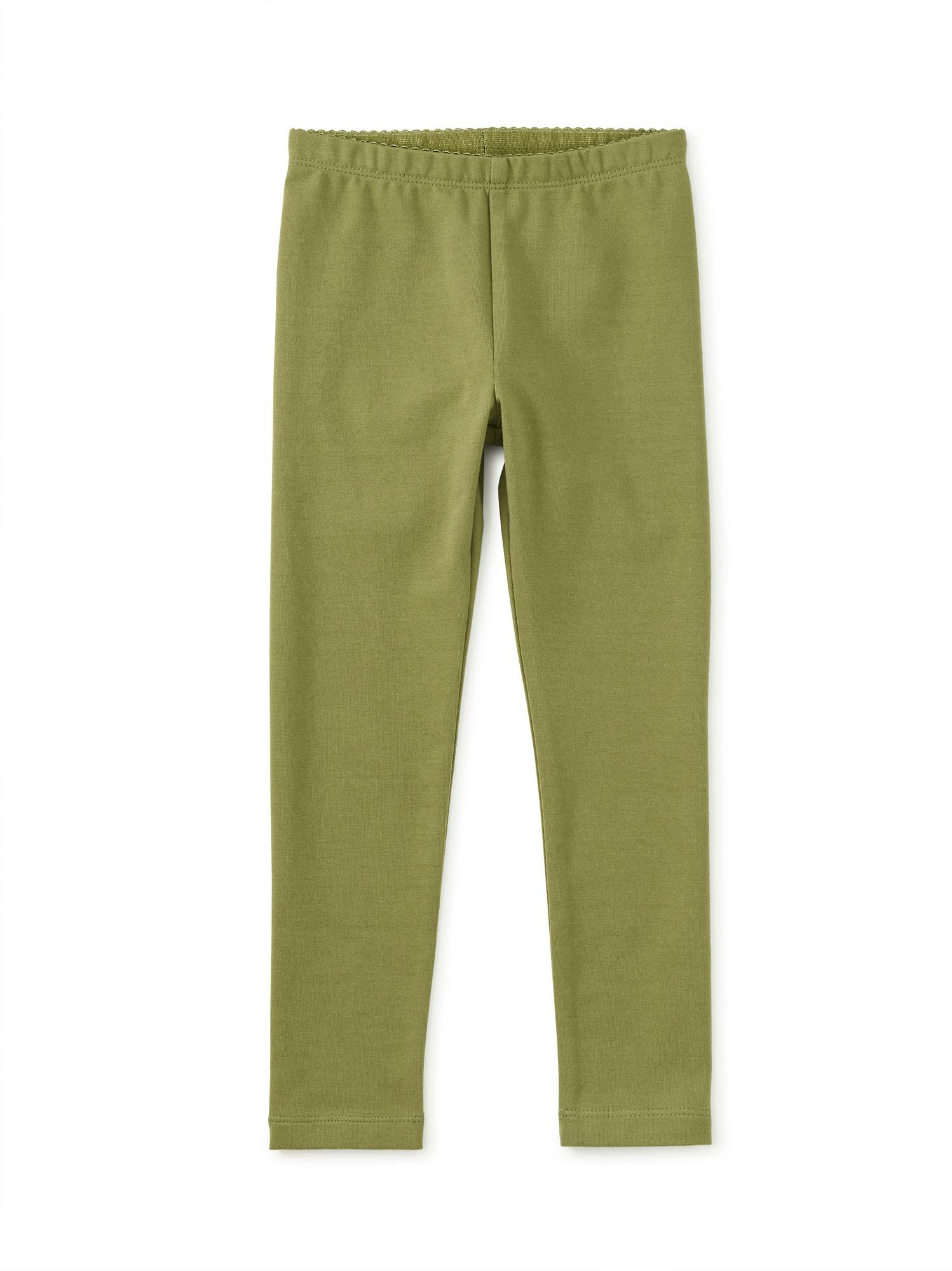Solid Leggings, Loden Green